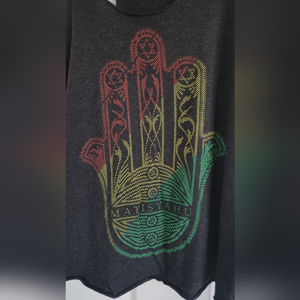 Matisyahu Racerback Tank with Multicolor Hamsa Graphic - Picture 2 of 4
